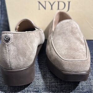 NYDJ Tan Loafers Sleek Moccasin Style